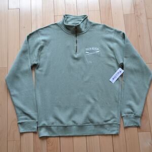 Vintage NWT Soft as a Grape Quarter Zip Sweater Palm Beach Size XXL
